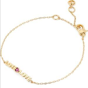 🆕 Kate Spade Love you bracelet I1